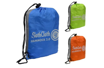 Image of UST SlothCloth Hammock, Blue/Gray, Lime/Gray, Orange/Gray