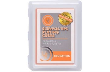 Image of UST Survival Tips Playing Cards with Knot Tips, White 20-02700-08