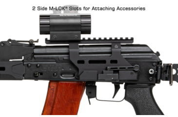 Image of UTG Pro ACCU-SYNC QR AK Side Mount, Universal, 2 Slots, Matte Black Anodized Steel-reinforced 6061-T6 Aluminum, Black, MT-UAK01