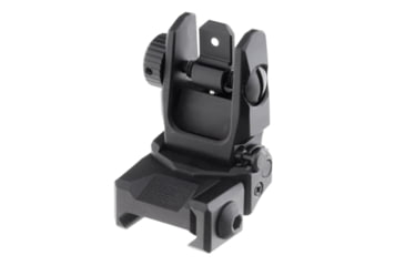 Image of UTG Pro AR Flip-up Rear Sight, Picatinny, Black, TLURS55