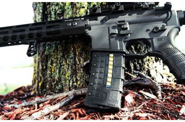 Image of Leapers UTG Pro AR15 30 Round Windowed Polymer Magazine, .223/5.56, Black, Medium, RBT-AM30-30RD