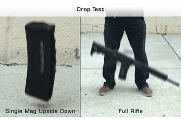 Image of Leapers UTG Pro AR15 30 Round Windowed Polymer Magazine, .223/5.56, Black, Medium, RBT-AM30-30RD