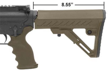 Image of UTG Pro AR15 Ops Ready S2 Mil-spec Stock Only, FDE, RBUS2DMS