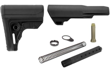 Image of UTG Pro AR15 Ops Ready S4 Mil-spec Stock Kit, Black, RBUS4BM