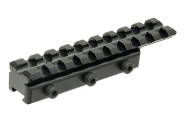 Image of UTG Pro Gen2 Dovetail to Picatinny/ Weaver Mount Adaptor, Black MNT-PMTOWL-A