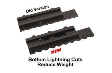 Image of UTG Pro Gen2 Dovetail to Picatinny/ Weaver Mount Adaptor, Black MNT-PMTOWL-A