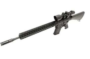 Image of UTG Pro Keymod Compat. M and P10 15 in Super Slim Free Float Rail Handguard, Black MTU026SSKC