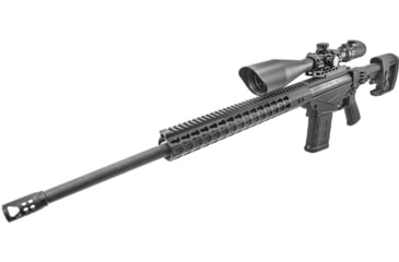 Image of UTG Pro Keymod Ruger RPR 15in Super Slim Free Float Handguard, Black, MTU041SSK