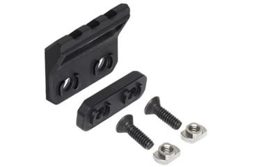 Image of UTG Pro M-LOK Angled Picatinny Mount, Matte Black Anodized Aluminum, Black, MT-MP45