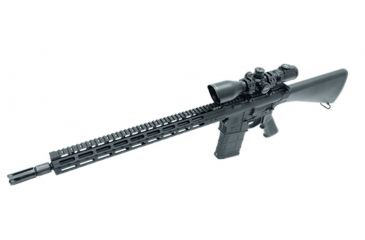 Image of UTG Pro M-LOK M and P10 17 in Super Slim Free Float Handguard, Black MTU038SSMC, EDEMO6