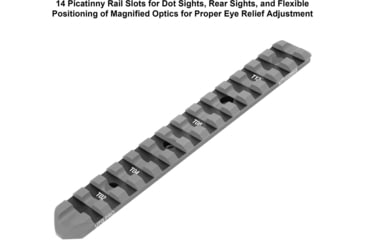 Image of UTG Pro Model 870 Picatinny Rail Mount, Black, MTU028SG