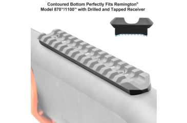 Image of UTG Pro Model 870 Picatinny Rail Mount, Black, MTU028SG