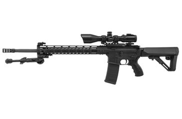 Image of Leapers UTG Pro AR15 Muzzle Brake, .223/5.56, 1/2 in x 28, 2.25 Length, Black, TLUMD02