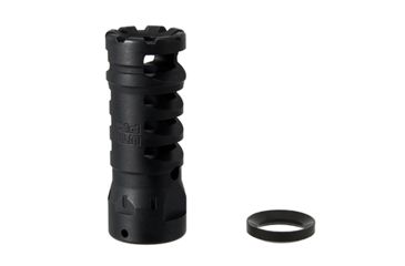 Image of Leapers UTG Pro AR15 Muzzle Brake, .223/5.56, 1/2 in x 28, 2.25 Length, Black, TLUMD02