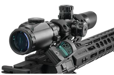 Image of Leapers UTG Pro Super Slim RDM20 45 Degree Angle Mount, Picatinny, Black, RDM-2045