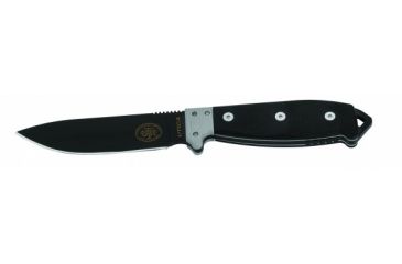 Image of Utica UTK Series 5in Spear Fixed Knife with Sheath, 10.6in, Black/Gray, 11-UTKS5