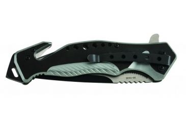 Image of Utica Kutmaster Series Ball Bearing Rescue Knife, Black, 91-1838CP
