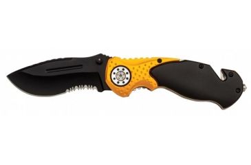 Image of Utica Kutmaster Series Heavy Duty Rescue Knife, Black, 91-1837CP