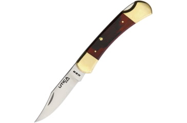 Image of Utica Original II Lockback Folding Knife, Brown, Brown wood handle, 11-17101CP