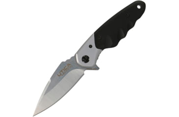 Image of Utica Sawmill Fire II Linerlock Folding Knife, Black, Black G10 handle, 91-1206CP