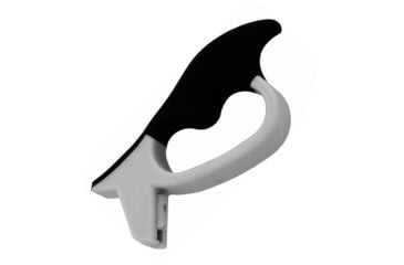 Image of Utica Sharpener, 5 overall, Black and gray ABS handle with finger guard, 91-SHARP05CP