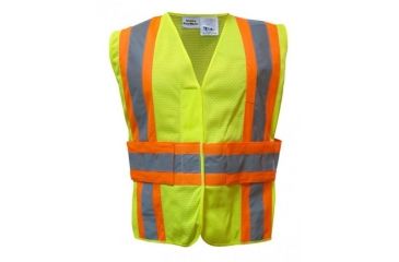Image of Utility ProWear ADJUSTABLE HI VIS VEST CL2, Lime, 4X/5X UHV312X-4X/5X-Y