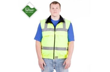 Image of Utility ProWear High Visibility Reversible Vest Class 2, YLW, LARGE UHV1001-L-Y