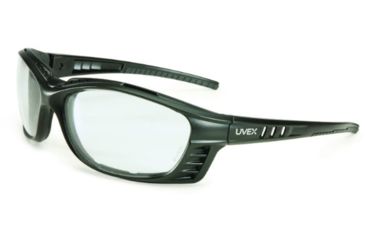 Image of UVEX Livewire Sealed Protective Eyewear, Matte Black Frame, Clear Hydroshield Anti-fog Lens S2600HS