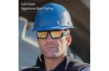 Image of UVEX Uvex Hypershock Glasses Smoke Brown Frame/Gold Mirror HC Lens, S2964