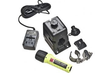 Image of UW Kinetics Nitex w/Charger, Helmet Clip, AC Power Supply, Safety Yellow, US