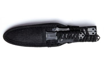 Image of UZI Stainless Steel Throwing Knife, Set of 3, Black and Silver UZK-TRW-003