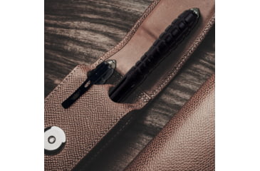 Image of UZI Tactical Defender Pen W/ Glassbreaker &amp; Striking Point - UZI-TACPEN12-BK