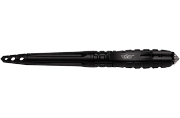 Image of UZI Tactical Defender Pen w/Glassbreaker and Striking Point, Black, UZI-TACPEN12-BK