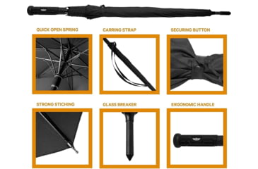Image of UZI Tactical Umbrella - UZI-UMBRELLA