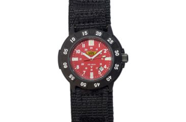 Image of Uzi The Protector Tritium H3 Watch - Red Dial, Nylon Strap Uzi-003-N Uzi-003-N Uzi-003-N