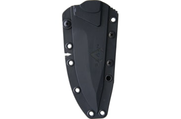 Image of V NIVES Alte Beast Orange Fixed Blade Knife, 10in Overall, 4.5in Black D2 Tool Steel Drop Point, Orange G10 Handle, Black Kydex Sheath, Storage Case., VFB01GPBOR