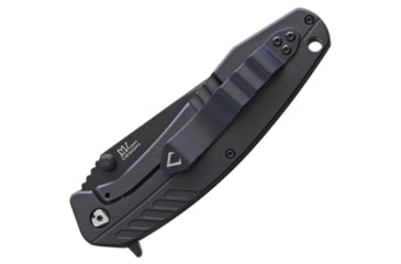 Image of V NIVES SFL Framelock Folding Knife, 4.5in Closed, 3.5in Black D2 Tool Steel Tanto Blade, Black G10 Handle, Thumb Stud, Pocket Clip, Storage Case., V05GPBBK