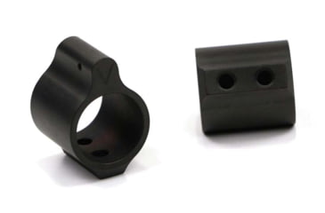Image of V Seven 17-4 Stainless Gas Block, .625, Dlc Black, S.625-Blk