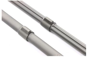 Image of V Seven 308 Win Stainless Match Barrel, Fluted, 5/8 X 24 Threads, Silver, 20 in, 308M10T