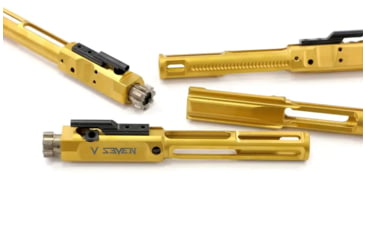 Image of V Seven AR-10 Carrier, .308 Winchester, Gold, CARR-TiN308