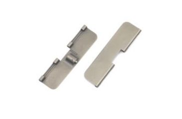 Image of V Seven Ejection Port Door, .308, Grade 2 Titanium, Raw Finish, Silver, TI-PD308