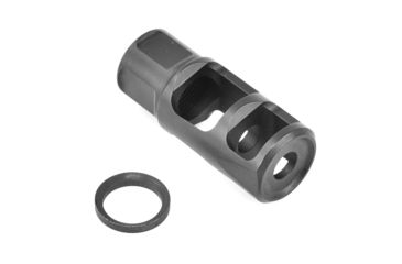 Image of V Seven Furion Muzzle Brake 5/8 X 24, Ionbond Black, MB3G 7.62/6.8BLK