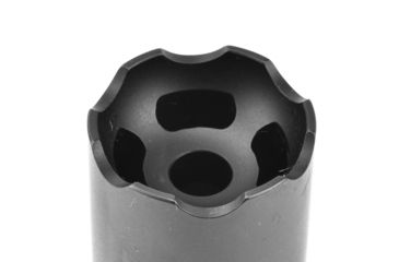 Image of V Seven Helios Linear Compensator 1/2 X 28 For 5.56, DLC, Black Finish, MBHE 556 BLK
