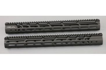 Image of V Seven Hyper-Light Handguard, AR-15, M-LOK, 18 inch, Magnesium, Black, HYPLIGHT 18ML