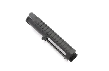 Image of V Seven Sovereign AR-15 Threaded Stripped Upper Receiver w/no Forward Assist, Cerakote Armor Black, SOV-UR556L