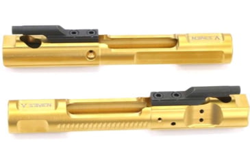 Image of V Seven Tin Gold 5.56 AR-15/M16 Carrier, w/Properly Staked Gas Key, 8620 Alloy, 16.5 in, CARR-TiN556
