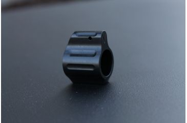 Image of V Seven Titanium .625 Gas Block Pin On, Ionbond Black T.625P-BLK