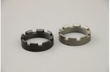 Image of V Seven Titanium Castle Nut, Ionbond Black, LWCN-TI-BLK