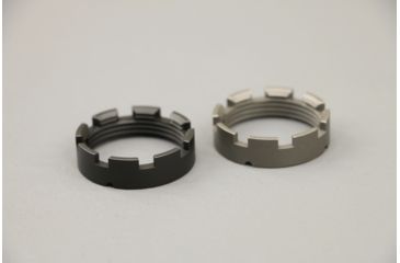 Image of V Seven Titanium Castle Nut, Raw LWCN-TI