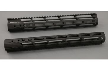 Image of V Seven Ultra-Light Handguard, AR-15, M-LOK, 10 inch, Lithium Aluminum Alloy 2099, Black, ULIGHT 10ML
